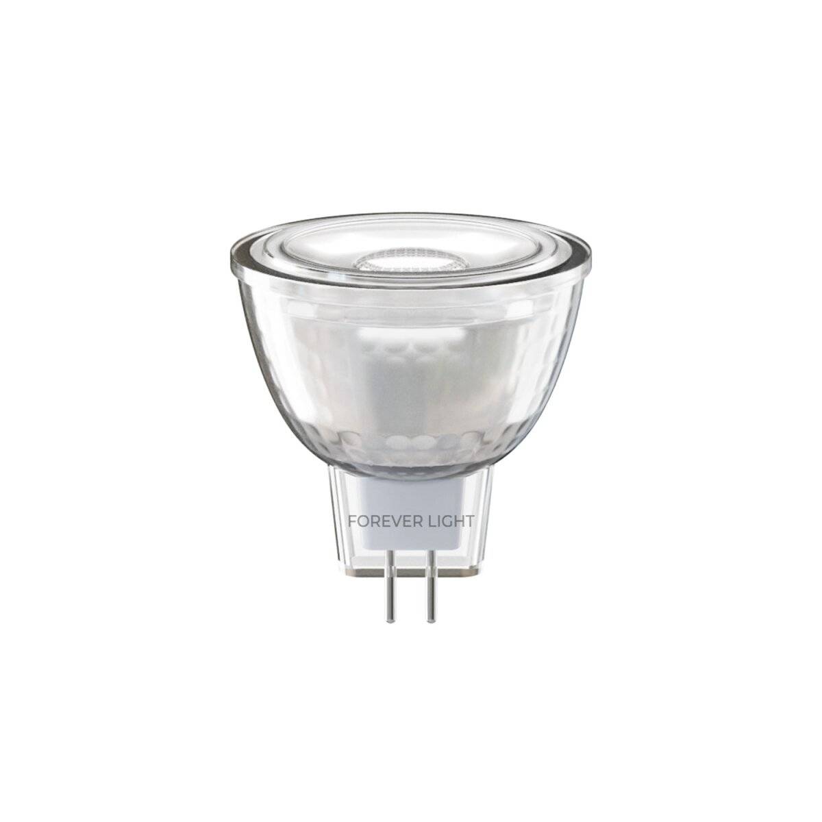 Forever Light LED Lampe G4 MR11 2.2W 195lm Kaltweiß 6000 K 12V glass Energieklasse F-0