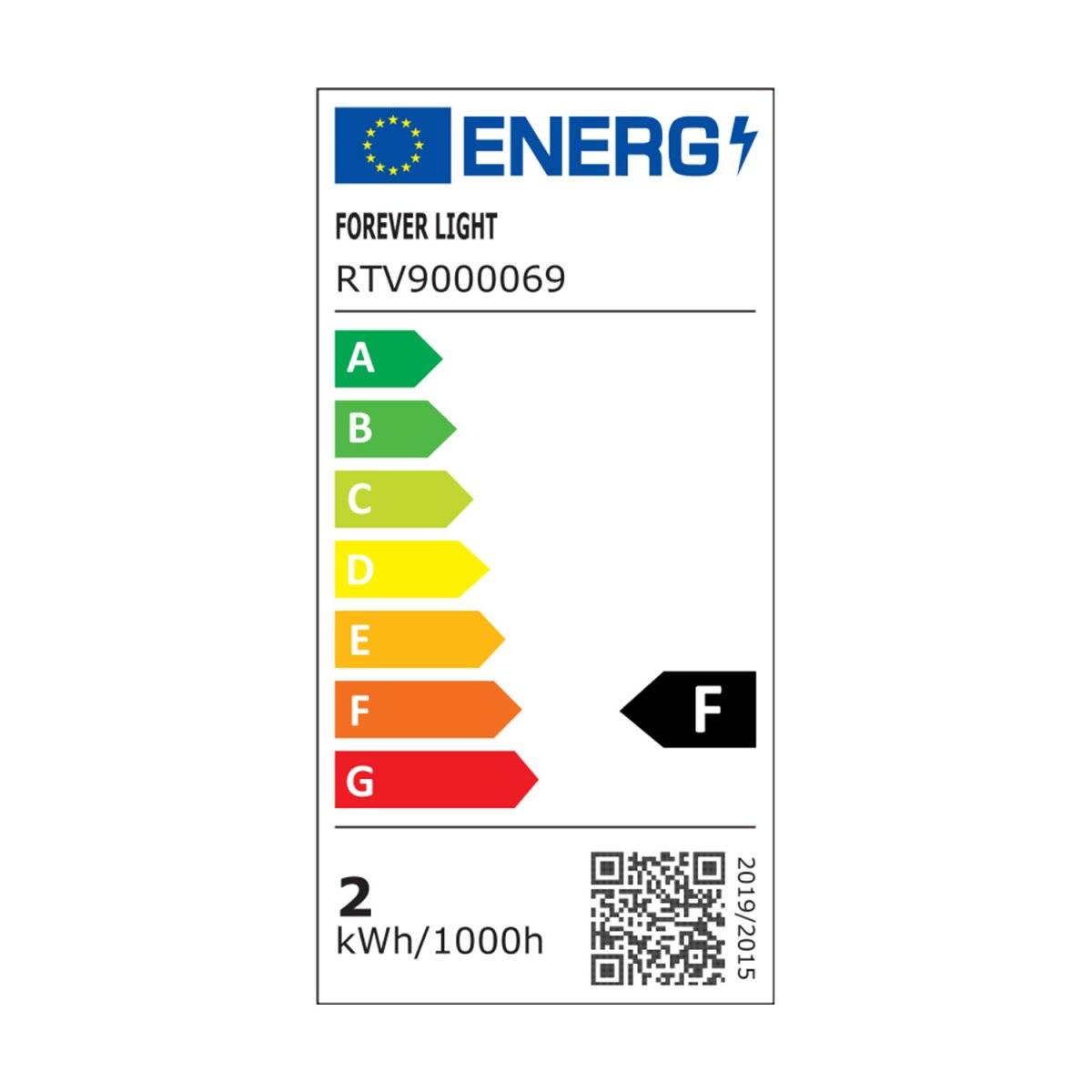 Forever Light LED Lampe G4 MR11 2.2W 195lm Kaltweiß 6000 K 12V glass Energieklasse F-1
