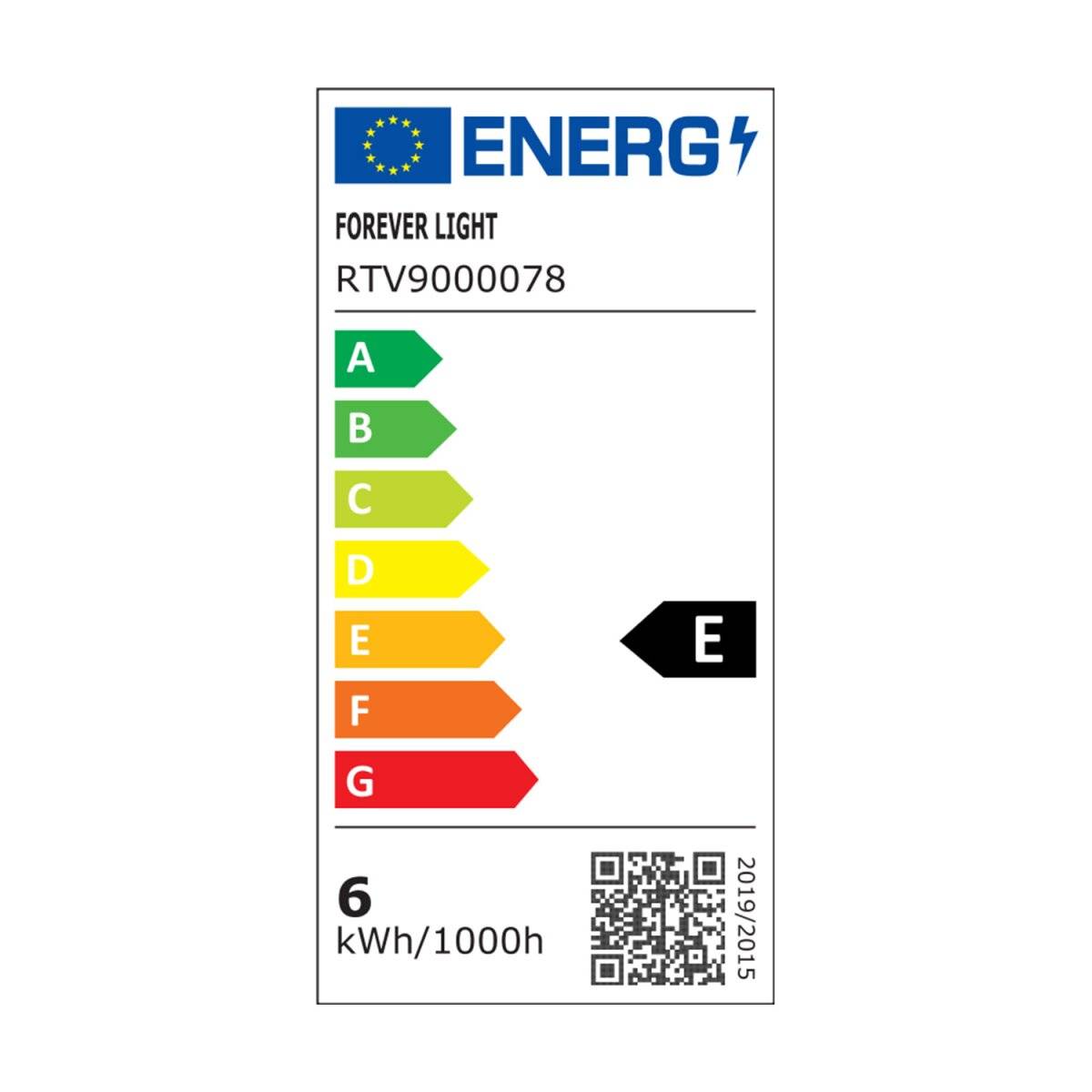 Forever Light LED Lampe G9 6.2W 690lm Kaltweiß 6000 K Keramik Energieklasse E-1