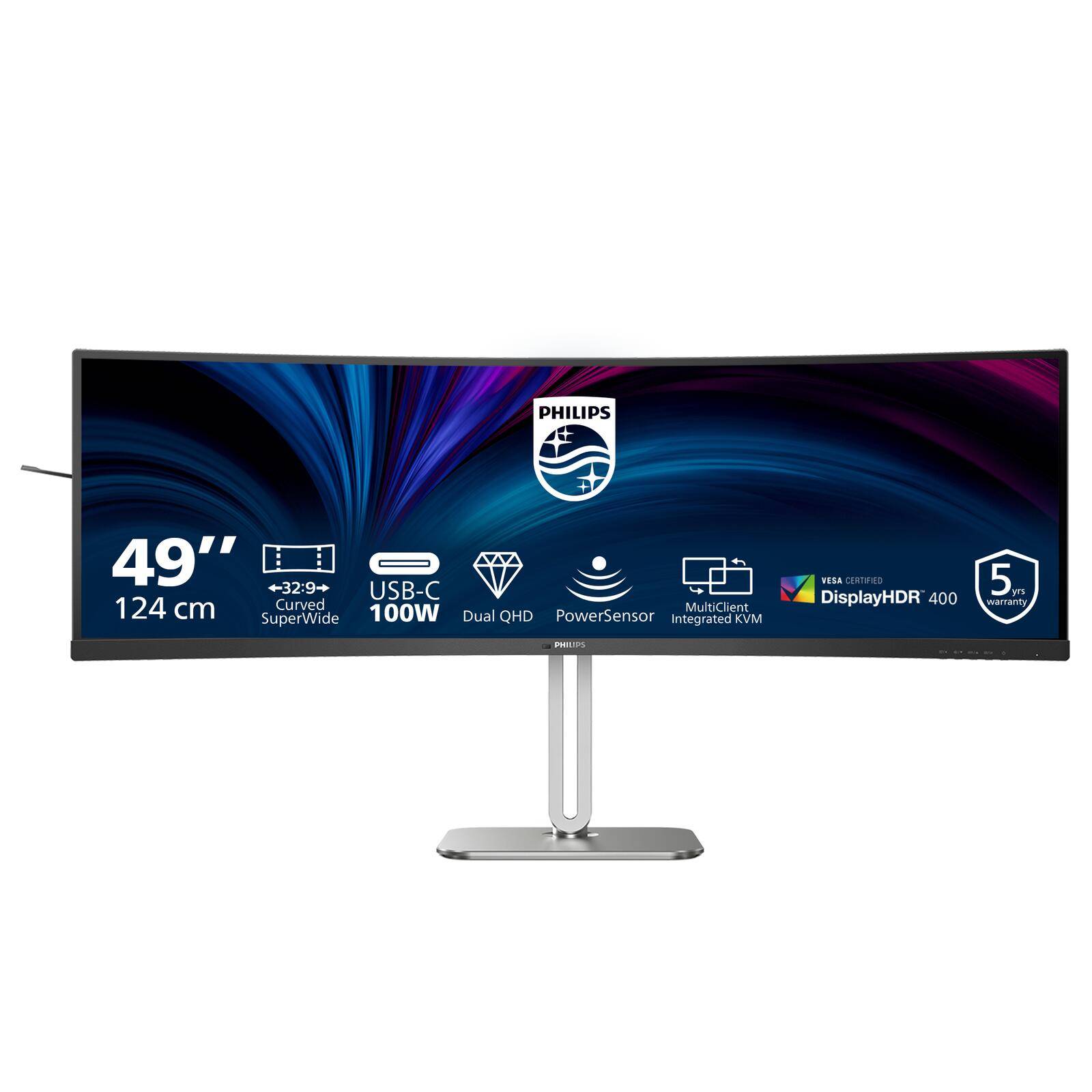 Philips 49B2U5900C - LED-Monitor - gebogen - 124 cm (49")-0