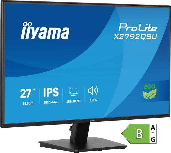 iiyama Pro Lite X2792QSU-B1 QHD Display 68,6 cm (27"") X2792QSU-B1