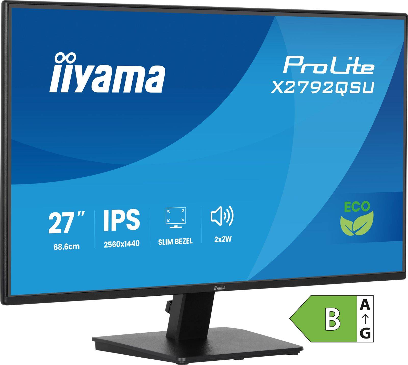 iiyama Pro Lite X2792QSU-B1 QHD Display 68,6 cm (27"") X2792QSU-B1-0