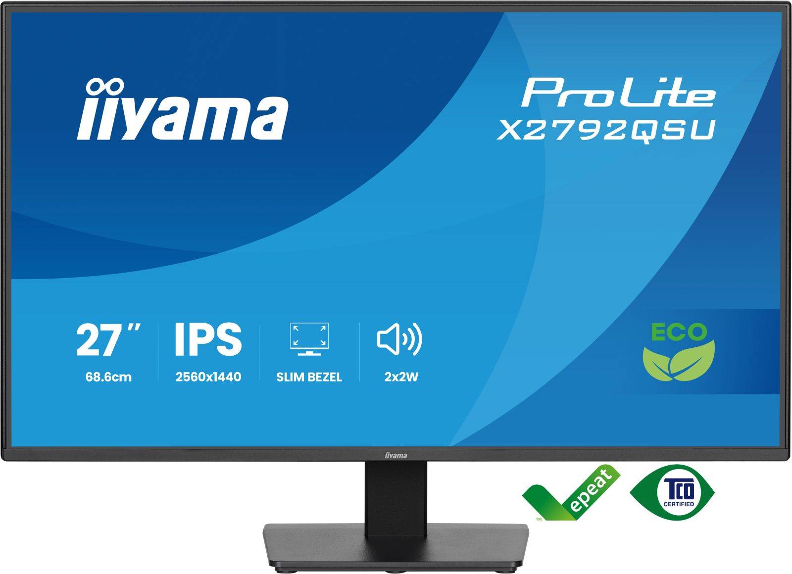 iiyama Pro Lite X2792QSU-B1 QHD Display 68,6 cm (27"") X2792QSU-B1-1
