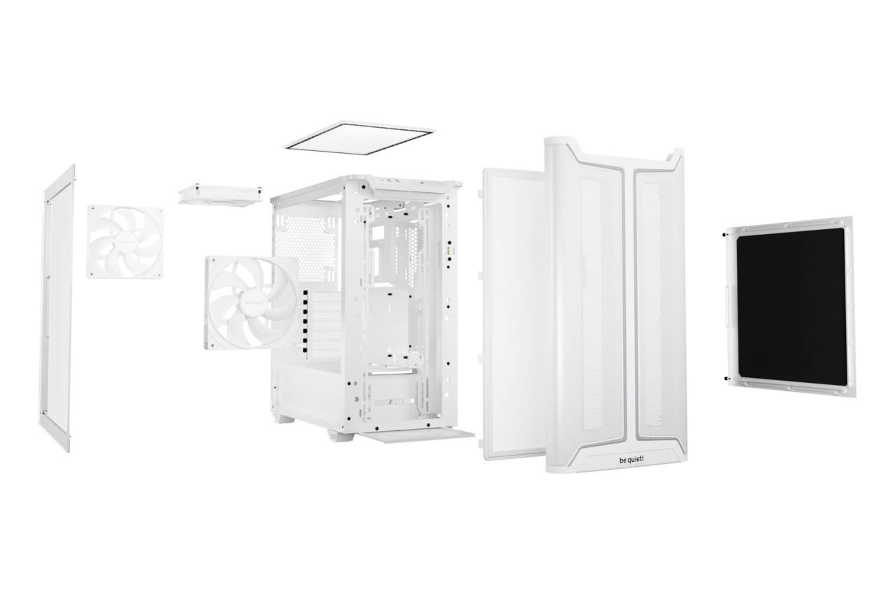be quiet PC Gehäuse Pure Base 501 DX ATX weiß BGW77-2