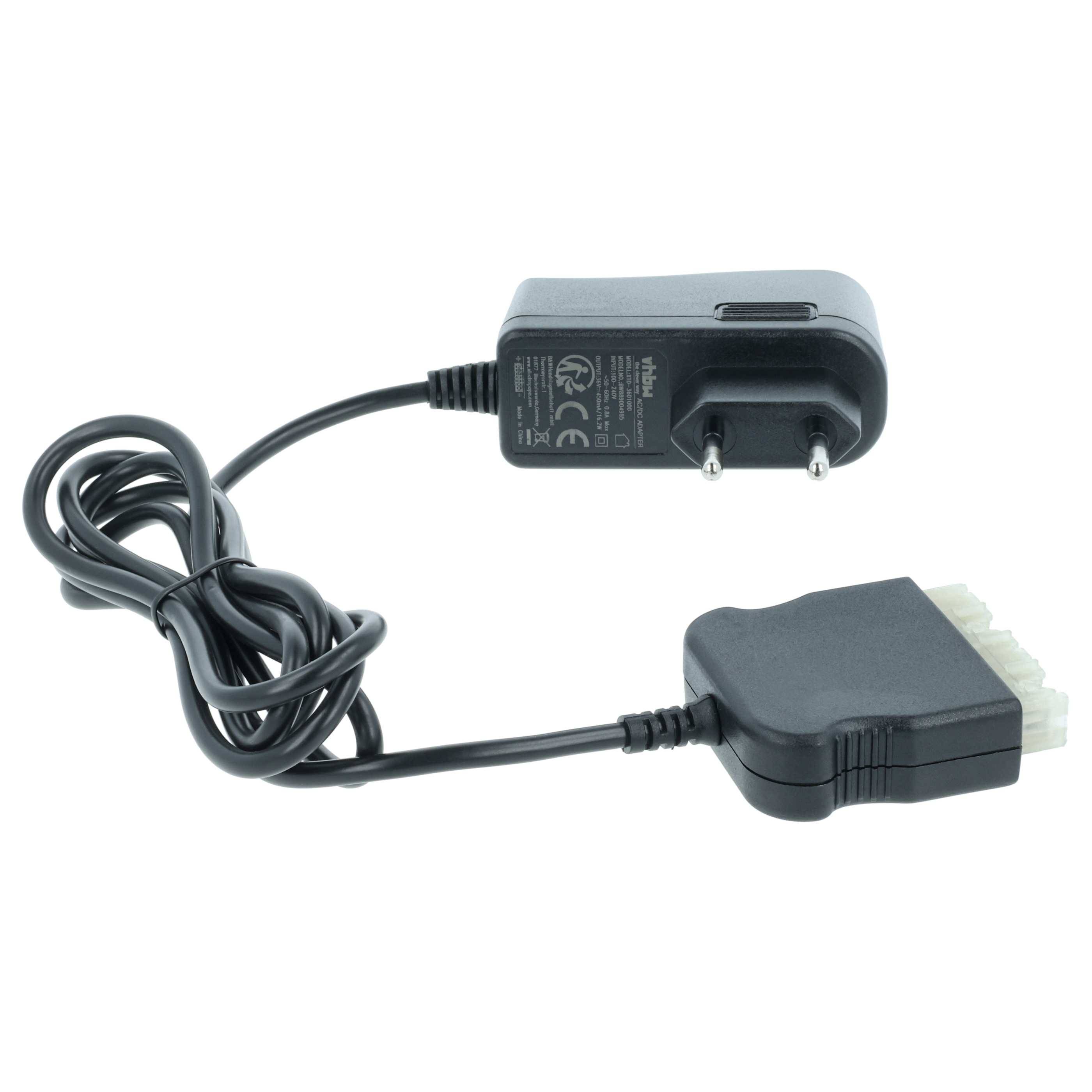 vhbw Netzteil kompatibel mit Wolf-Garten Li-Ion Power 34 4919000 Serie A (2008) Rasenmäher - 11,5 cm-3