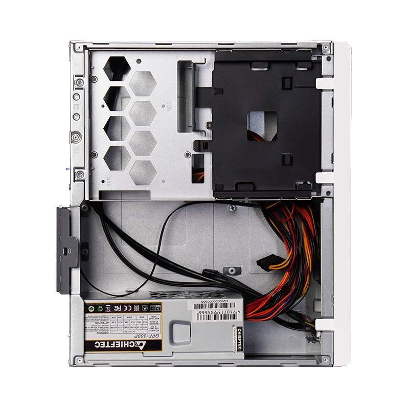 Chieftec UNI Serie PC-Gehäuse BE-10W-300, Small Form Factor (SFF), PC, Weiß, micro ATX, Mini-ITX, SGCC, Heimbüro-4