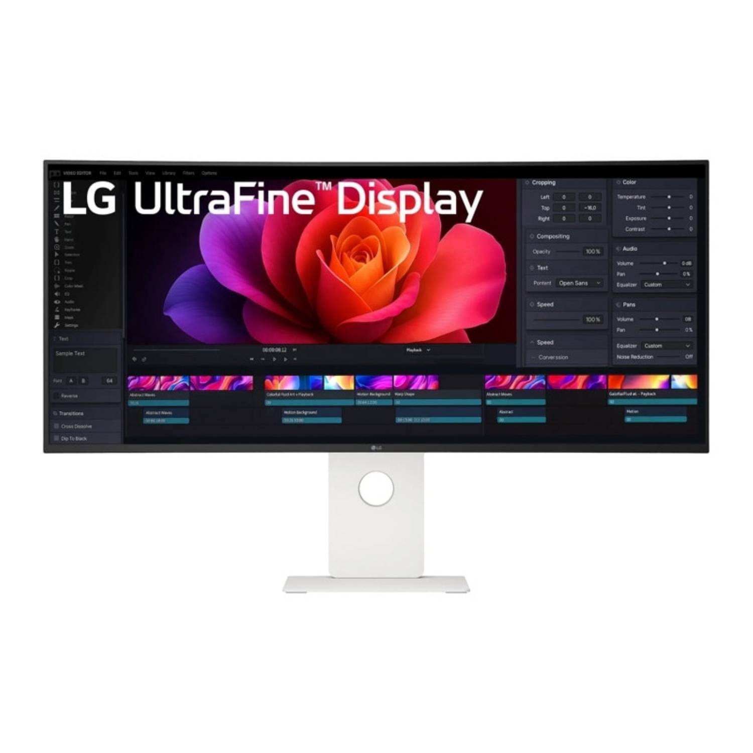 LG UltraFine 40U990A-W LED-Monitor gebogen 101,6 cm 40" 39.7" sichtbar 5120 x 2160 5K @ 120 Hz Nano IPS Black 450-0