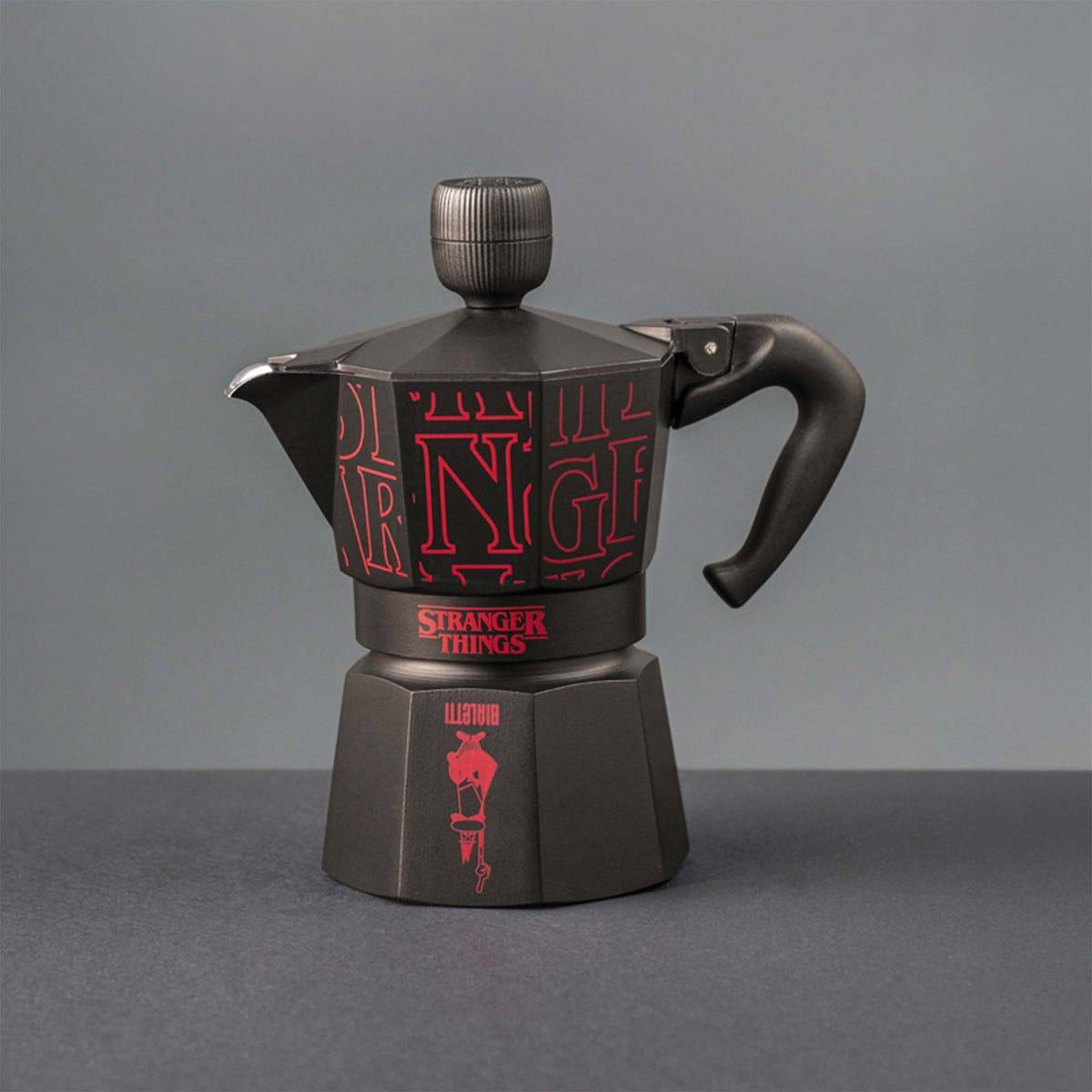 Bialetti Stranger Things, Mokka-Kanne, Schwarz, Rot, Aluminium, Thermoplast, Moka Express, 1 Stück(e)-2