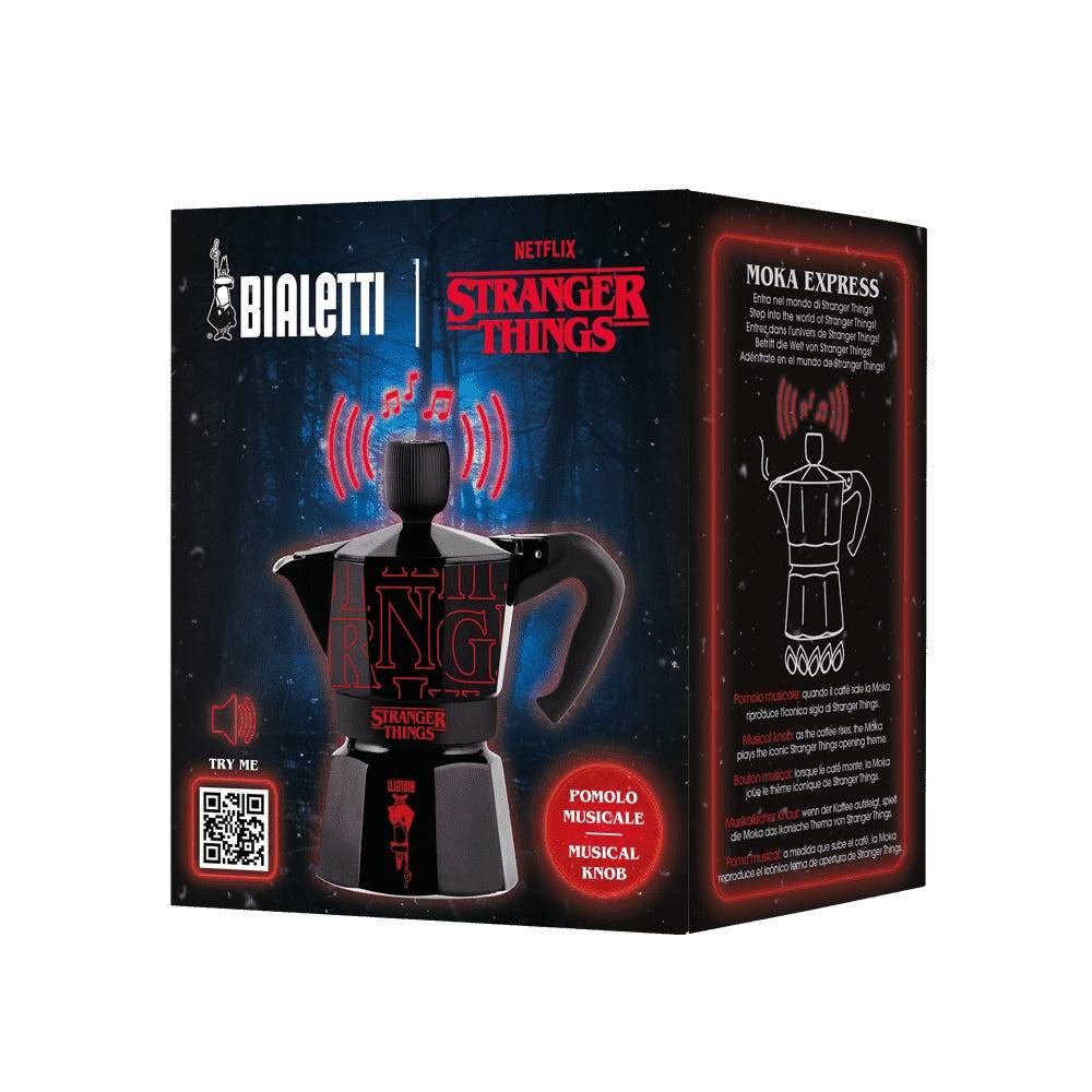 Bialetti Stranger Things, Mokka-Kanne, Schwarz, Rot, Aluminium, Thermoplast, Moka Express, 1 Stück(e)-3