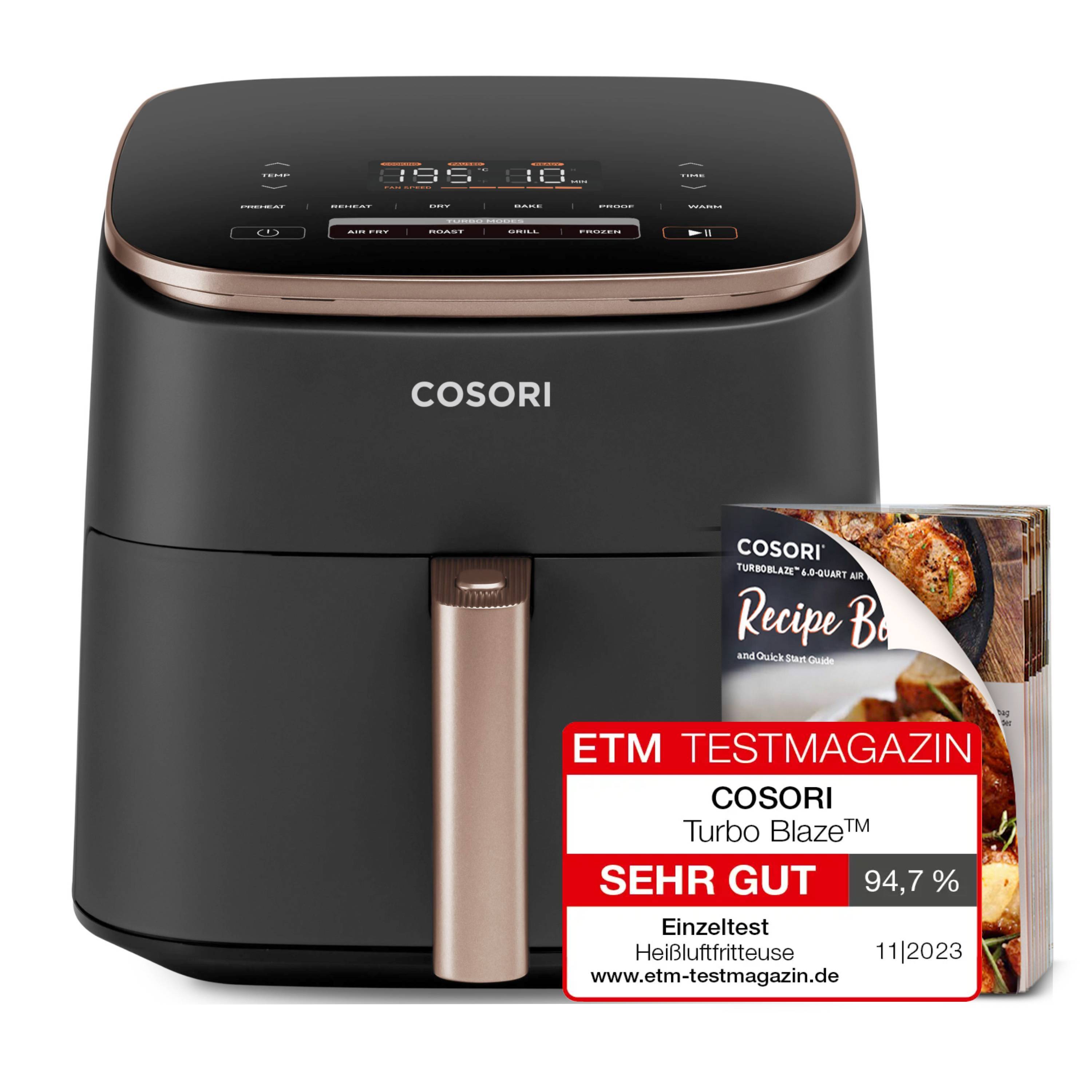 Cosori CAF-DC 602-KEUR Turbo Blaze Heißluftfritteuse-2