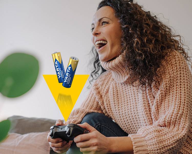 Varta Batterie Alkaline, Micro, AAA, LR03, 1.5V Longlife Power, Shrinkwrap (4-Pack)-1