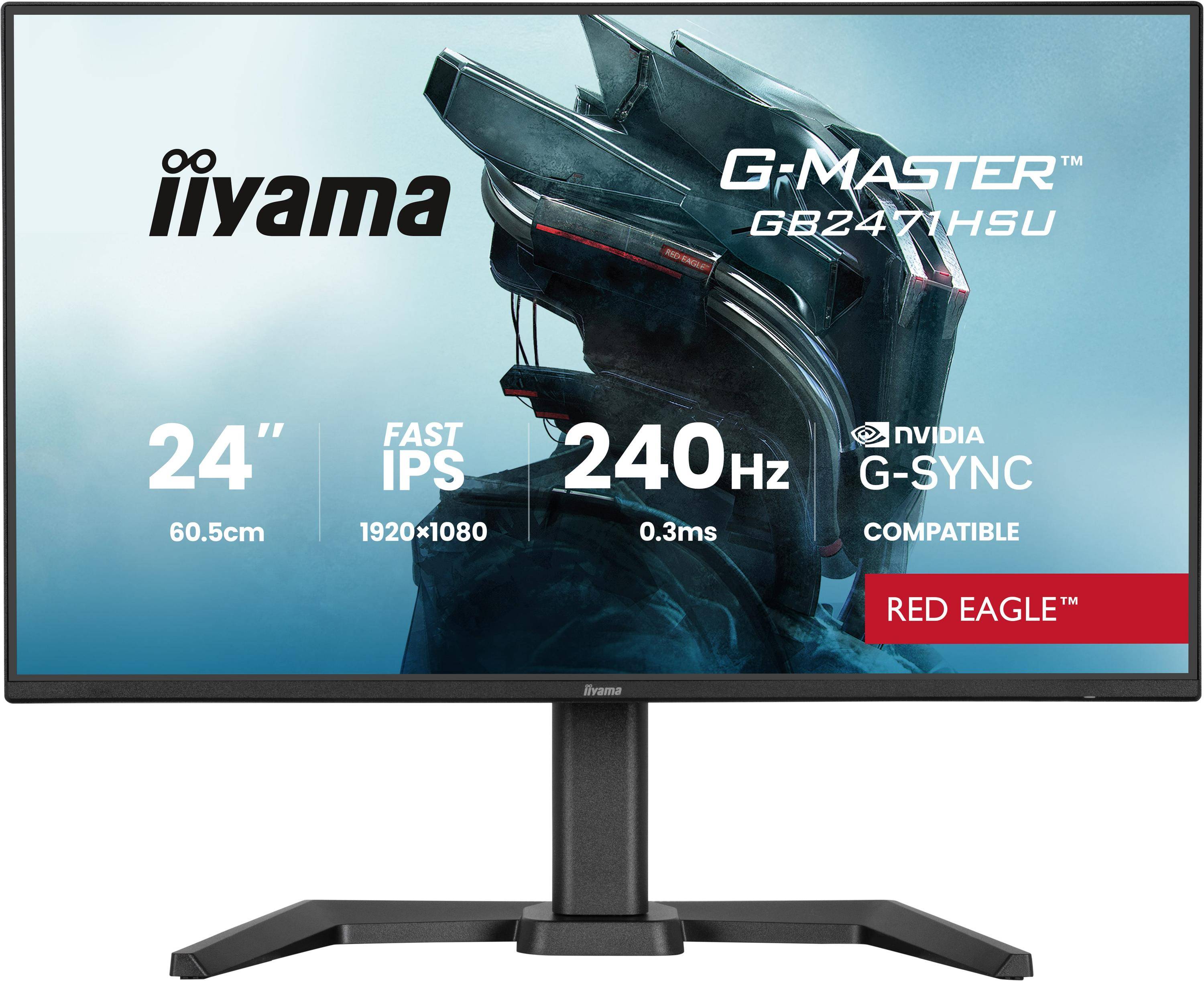 iiyama G-Master Red Eagle™ GB2471HSU-B1 61 cm (24"") GB2471HSU-B1-0