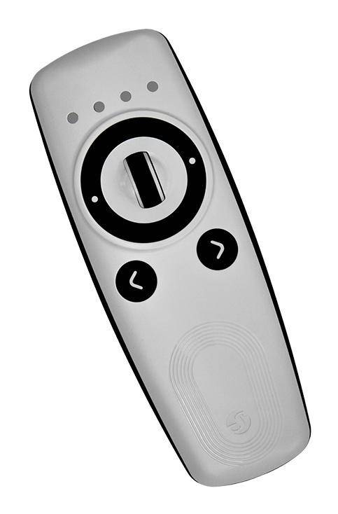 Shelly Plug & Play Blu Remote Control ZB white, Universal, ZigBee, Drucktasten, Tasten drücken/Rad, Grau-0