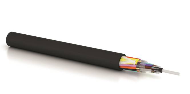 LWL A-DQ(ZN)B2Y 24G50/125 OM4 (2x12) LWL-Außenkabel 2,7 KN, schwarz (Inhalt 1 Stück) Leitungen und-0