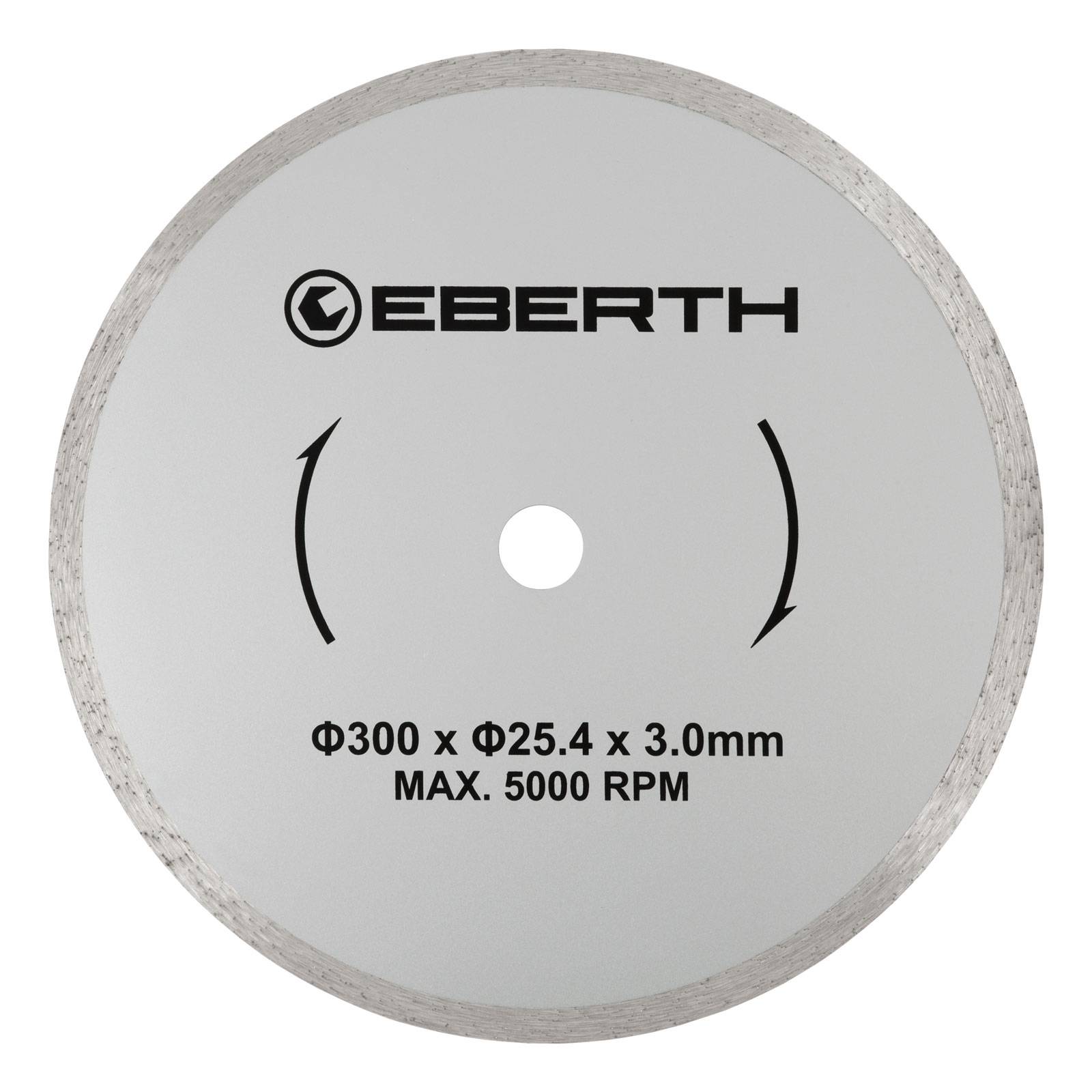 EBERTH Trennscheibe Diamant 300mm, Diamantscheibe 25,4mm Bohrung, für Stein, Beton, Fliesen, Keramik-1