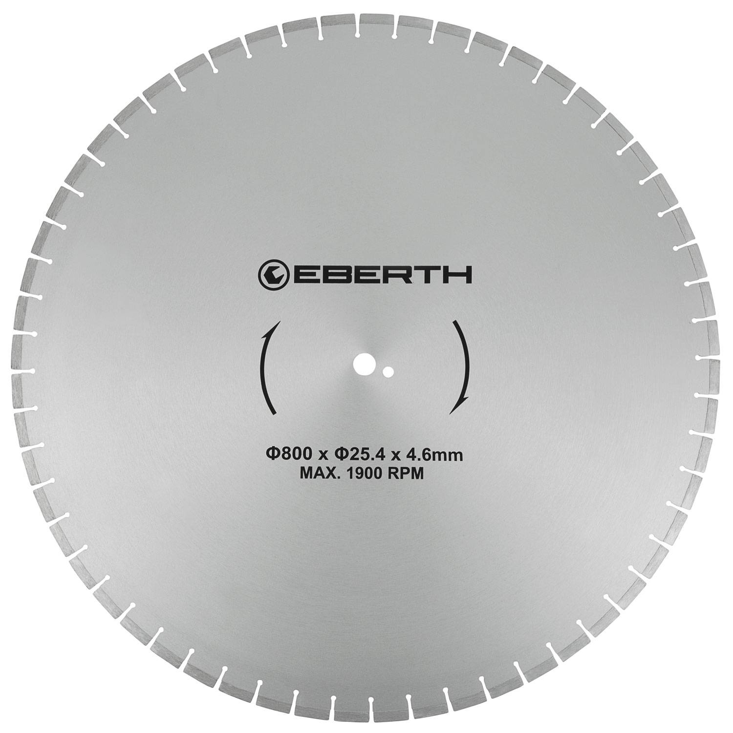 EBERTH Trennscheibe Diamant 800mm, Diamantscheibe 25,4mm Bohrung, für Stein, Beton, Fliesen, Keramik-0