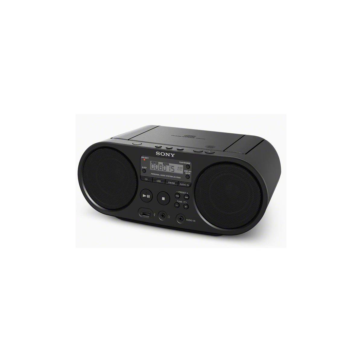 Sony ZS-PS50 CD-Radio UKW USB   Schwarz-3