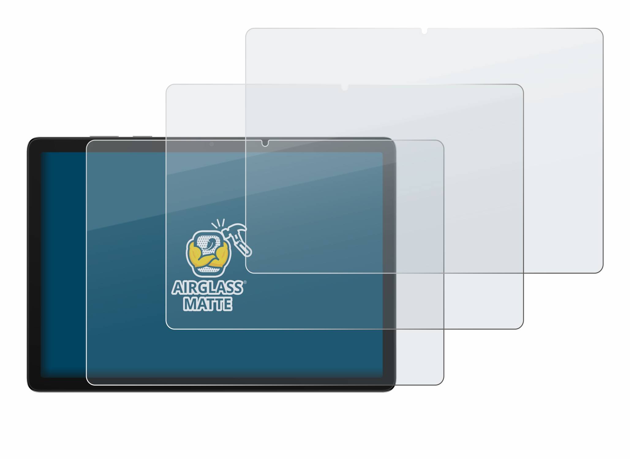 3x BROTECT Entspiegelungs Schutzglas für Samsung Galaxy Tab A11 Plus 5G 11" Enterprise Edition Schutzfolie Folie Glas-4