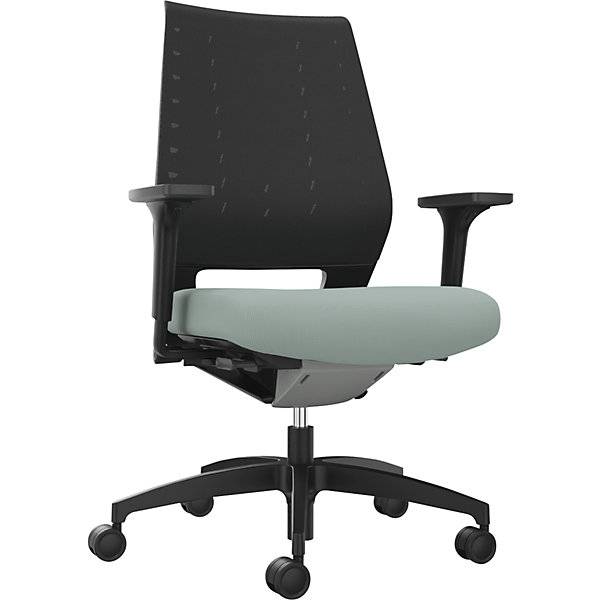 Bürodrehstuhl X-Code mit Netzrückenlehne blaugrün. 85523749 855237 49-0