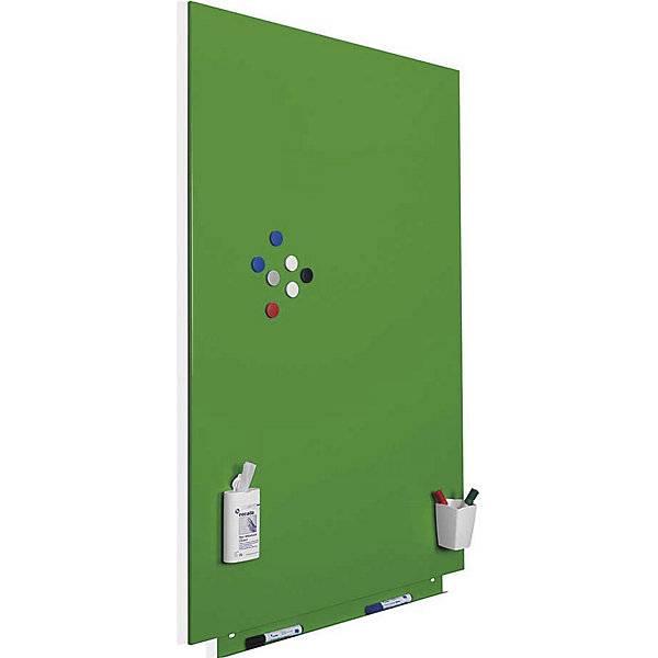 Whiteboard Skincolor BASIC-Version - Stahlblech lackiert BxH 1500 x 1000 mm grün. 85546349 855463 49-1