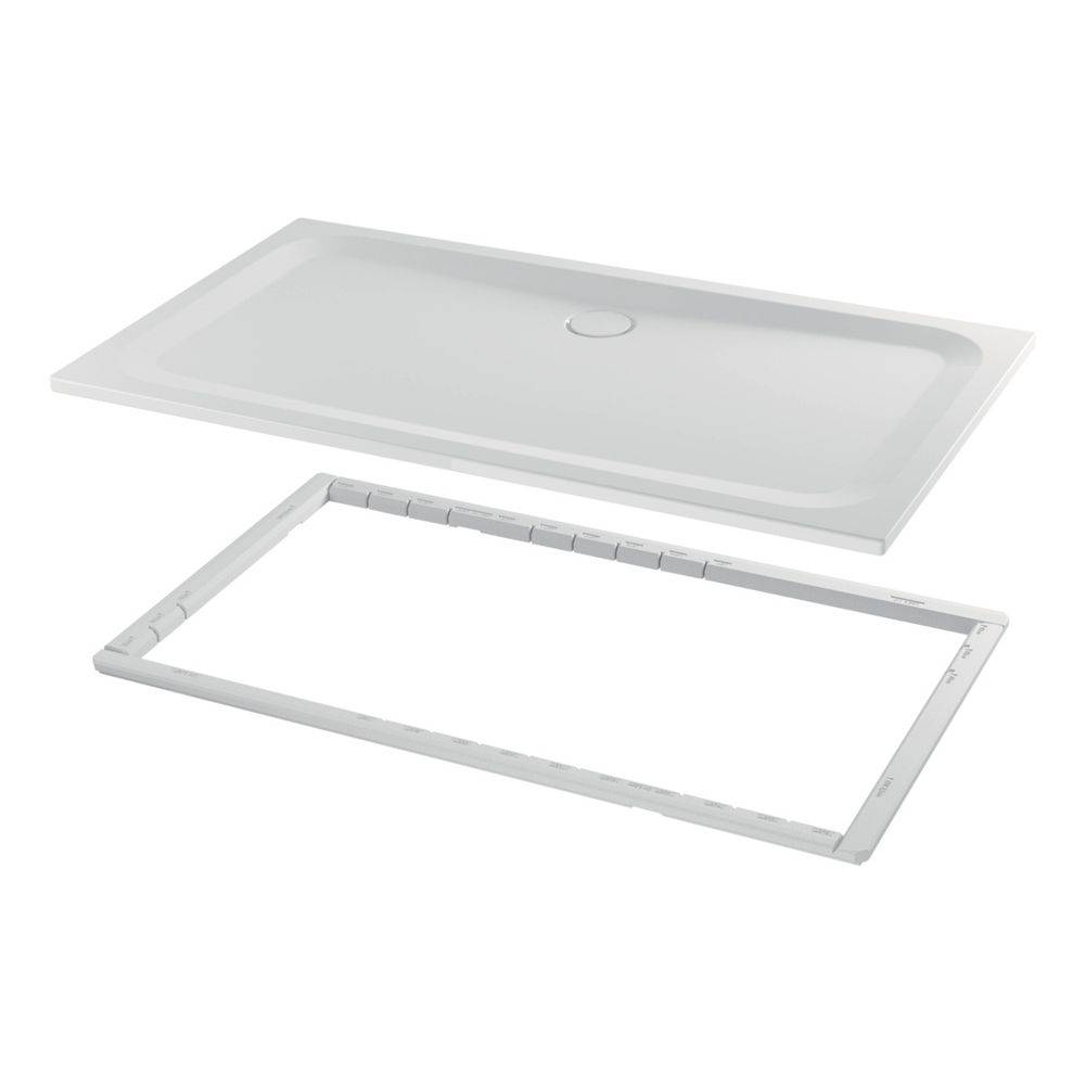 Bette Ultra Duschwanne Blue satin 1800x900x35/30mm Rechteck mit Minimum-Träger GT-Stahl-1