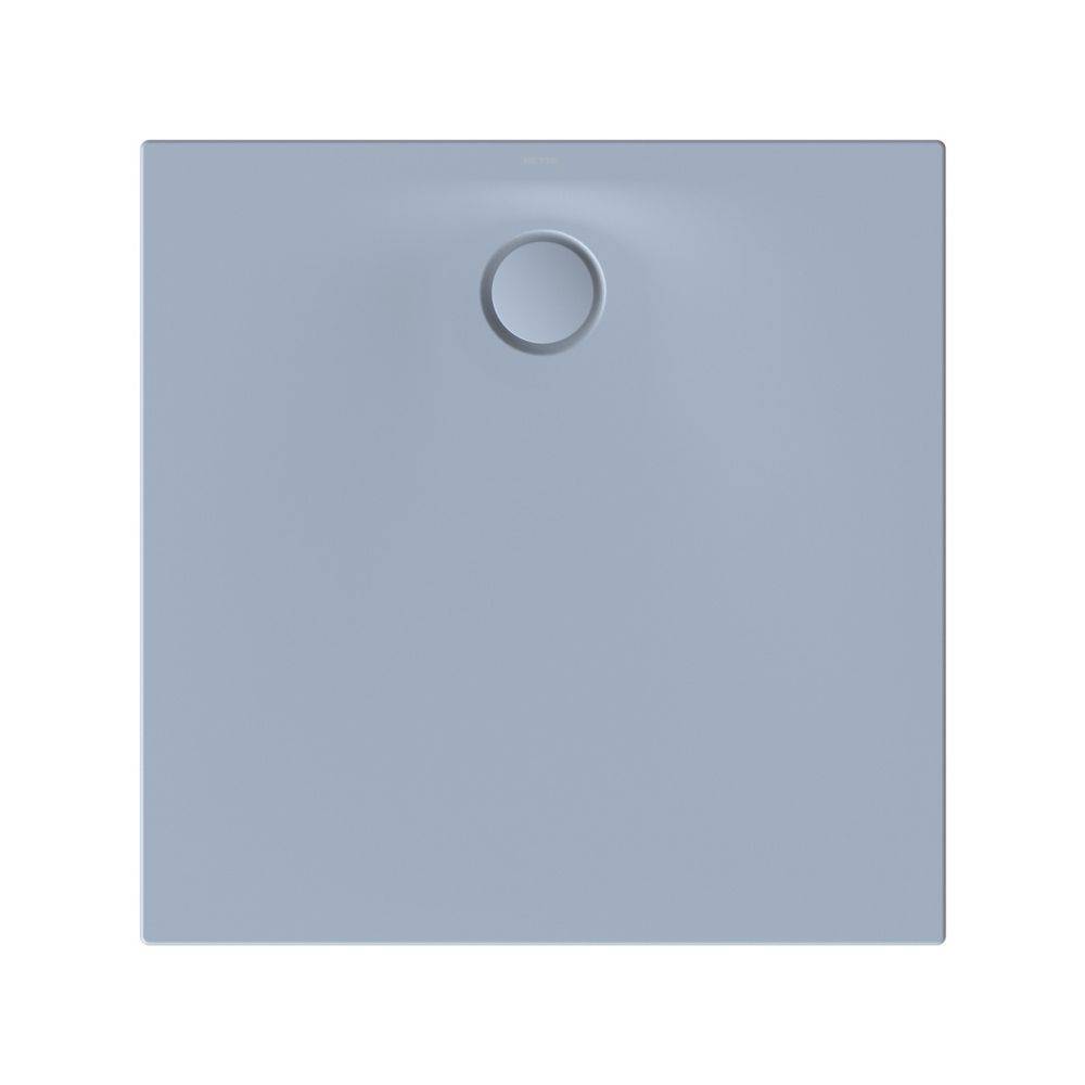 Bette Ultra Space Duschwanne 15mm Blue satin 900x900x15/30mm BetteAntirutsch Pro Rechteck Unterbau GT-Stahl-0