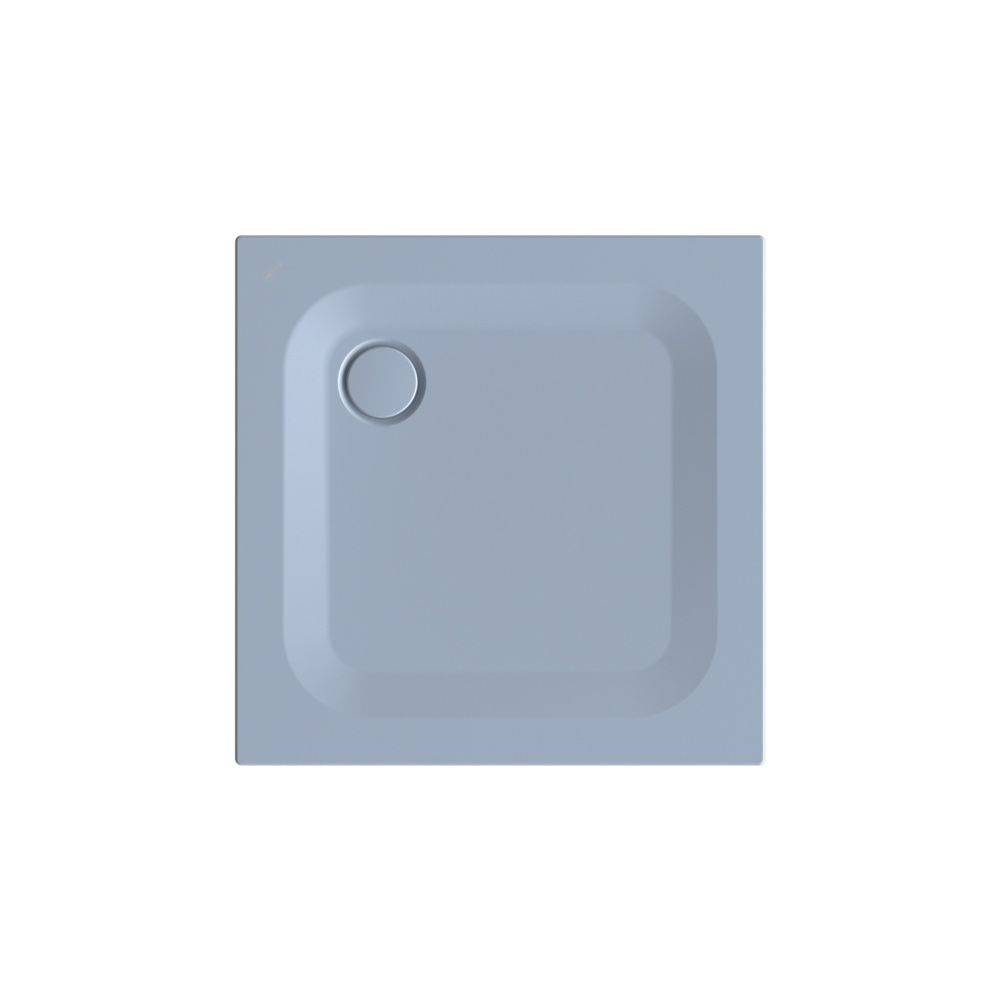 Bette Ultra Duschwanne Blue satin 850x850x25/30mm BetteGlasur Plus Rechteck GT-Stahl-0