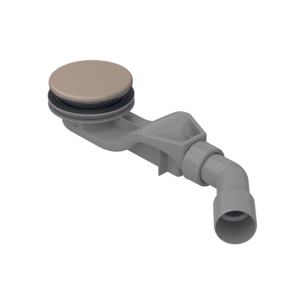 Bette BetteSolid 30 Ab- und Überlauf Bahama beige für Duschwanne Duschfläche BetteAntirutsch Pro Zubehör GT-Stahl