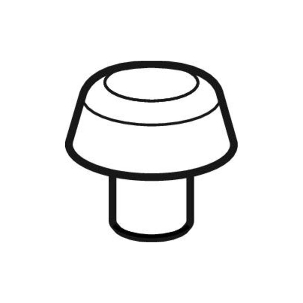 Geberit Verschlussrosette in PP weiss d 32mm 242437, 1 Stk.-2
