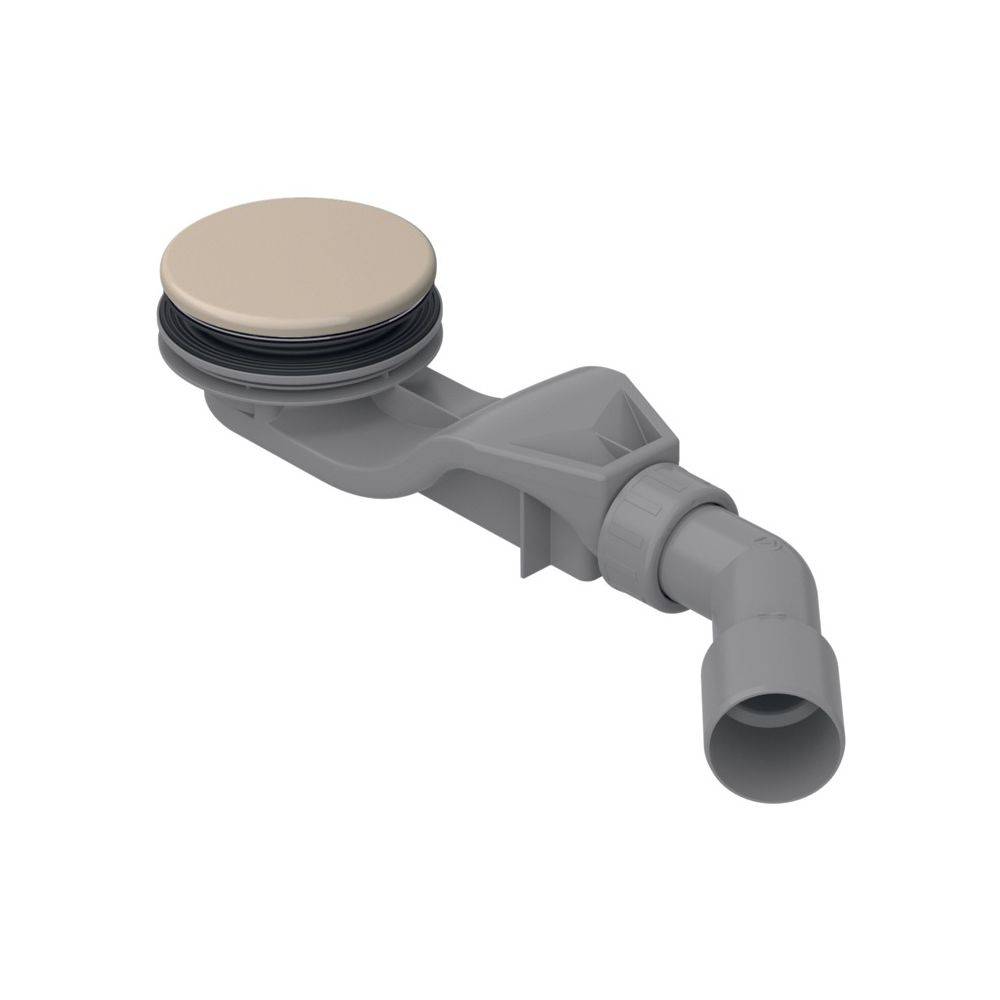 Bette BetteSolid 30 Ab- und Überlauf Beige für Duschwanne Duschfläche BetteAntirutsch Pro Zubehör GT-Stahl