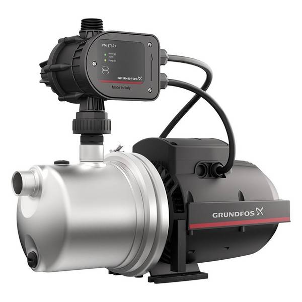 Grundfos Gartenpumpe JP 5-48 PM START 1x230V 50Hz 1,5m, 2870/min max. Arbeitsdruck 6 bar Förderhöhe 49,5m, Schuko