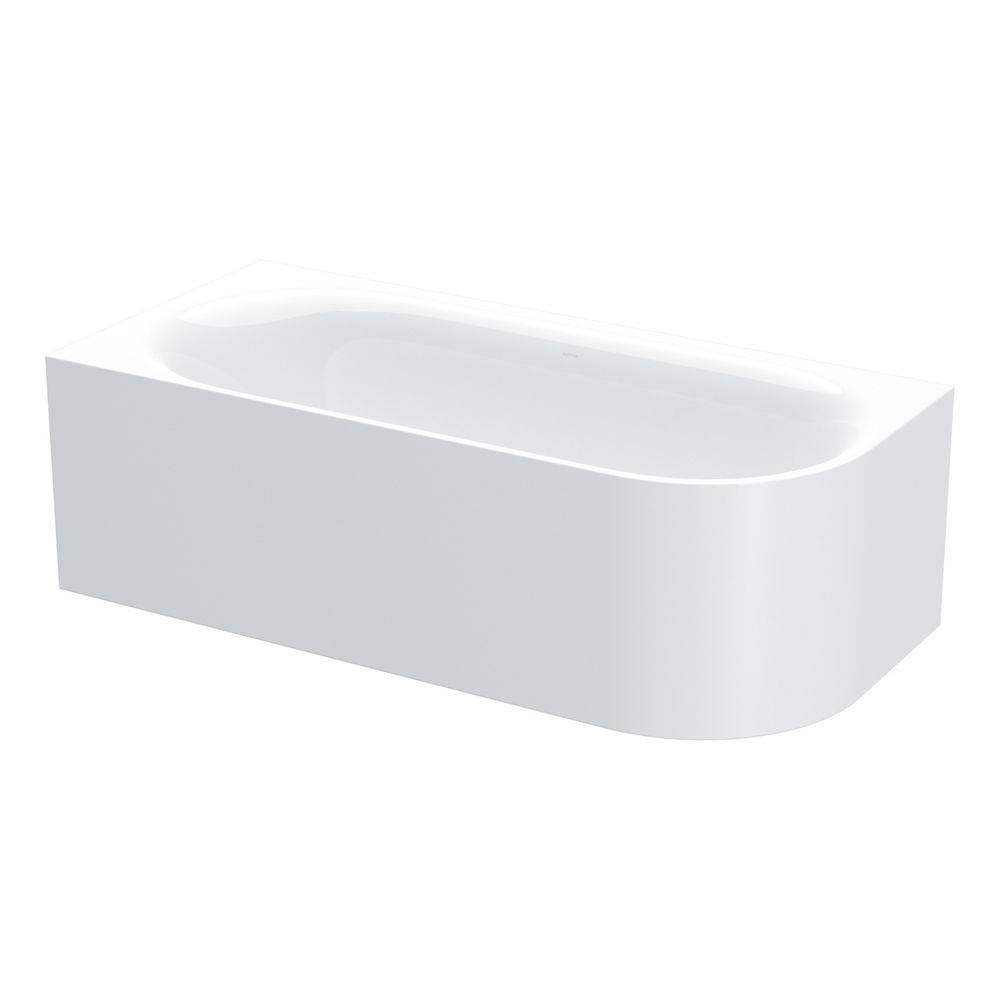 Bette Lux Oval IV Silhouette Badewanne Eck Weiß 1850x850x450/575mm Sonderform 2-Sitzer GT-Stahl-0