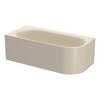 Bette Lux Oval IV Silhouette Badewanne Eck Beige 1750x800x450/575mm Sonderform 2-Sitzer GT-Stahl