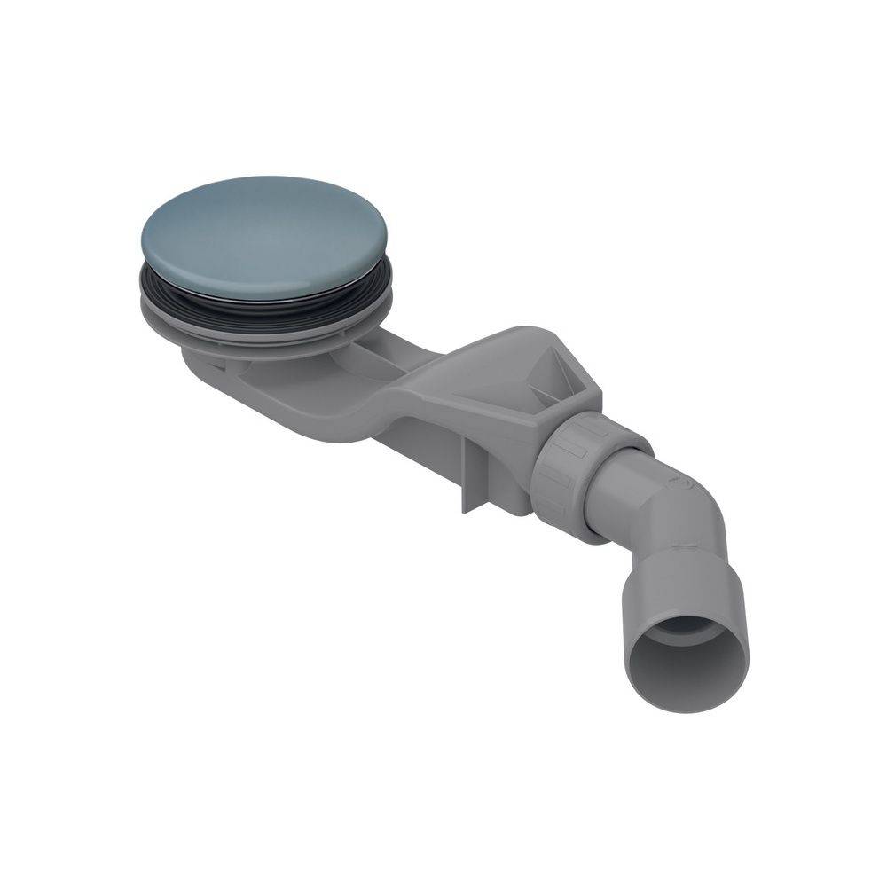 Bette BetteSolid 30 Ab- und Überlauf Blue satin für Duschwanne Duschfläche Zubehör GT-Stahl-0