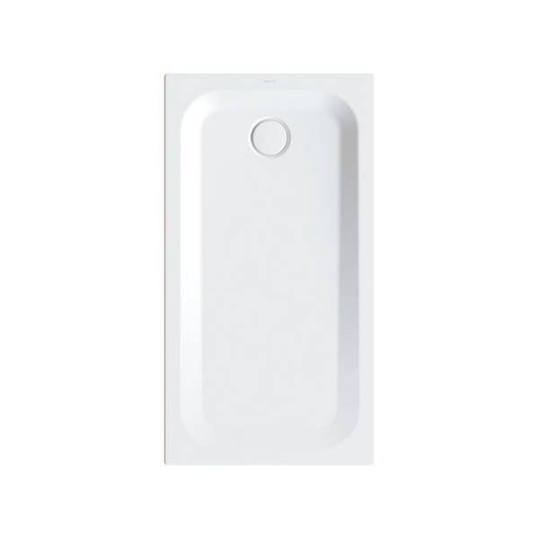 Bette Ultra Duschwanne Weiß 1300x700x35/30mm BetteAntirutsch Sense Rechteck GT-Stahl