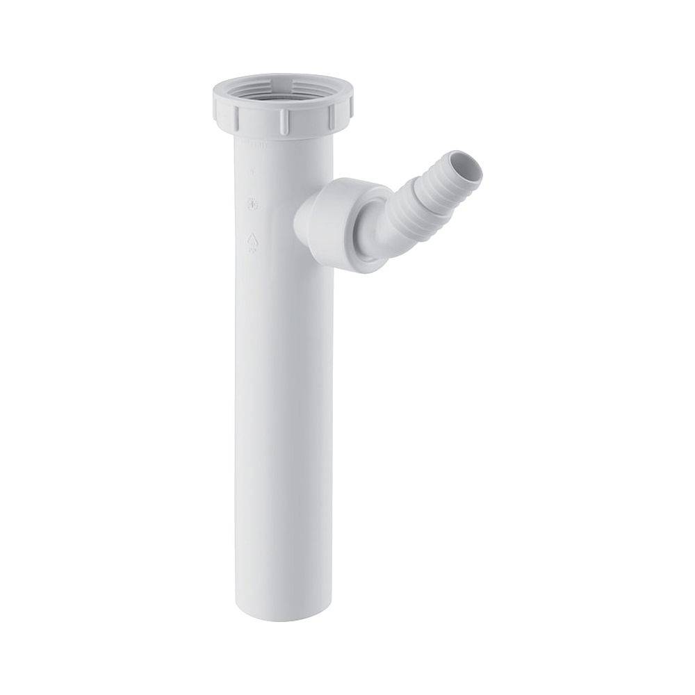Geberit Anschlussstutzen mit UeWurfmutter d40mm, weiss, PP, 1 Stk.-0