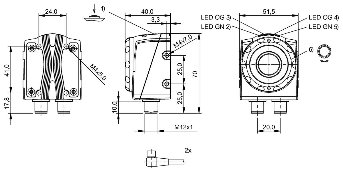BALLUFF Vision Sensor - BVS000E, 1 St.-2