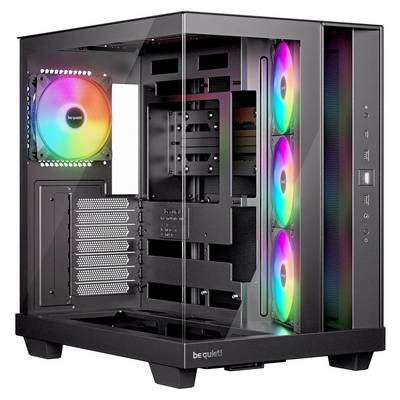 be quiet! Light Base 500 LX Black, Midi Tower, PC, Schwarz, ATX, micro ATX, Mini-ITX, Acrylnitril-Butadien-Styrol (ABS),-0