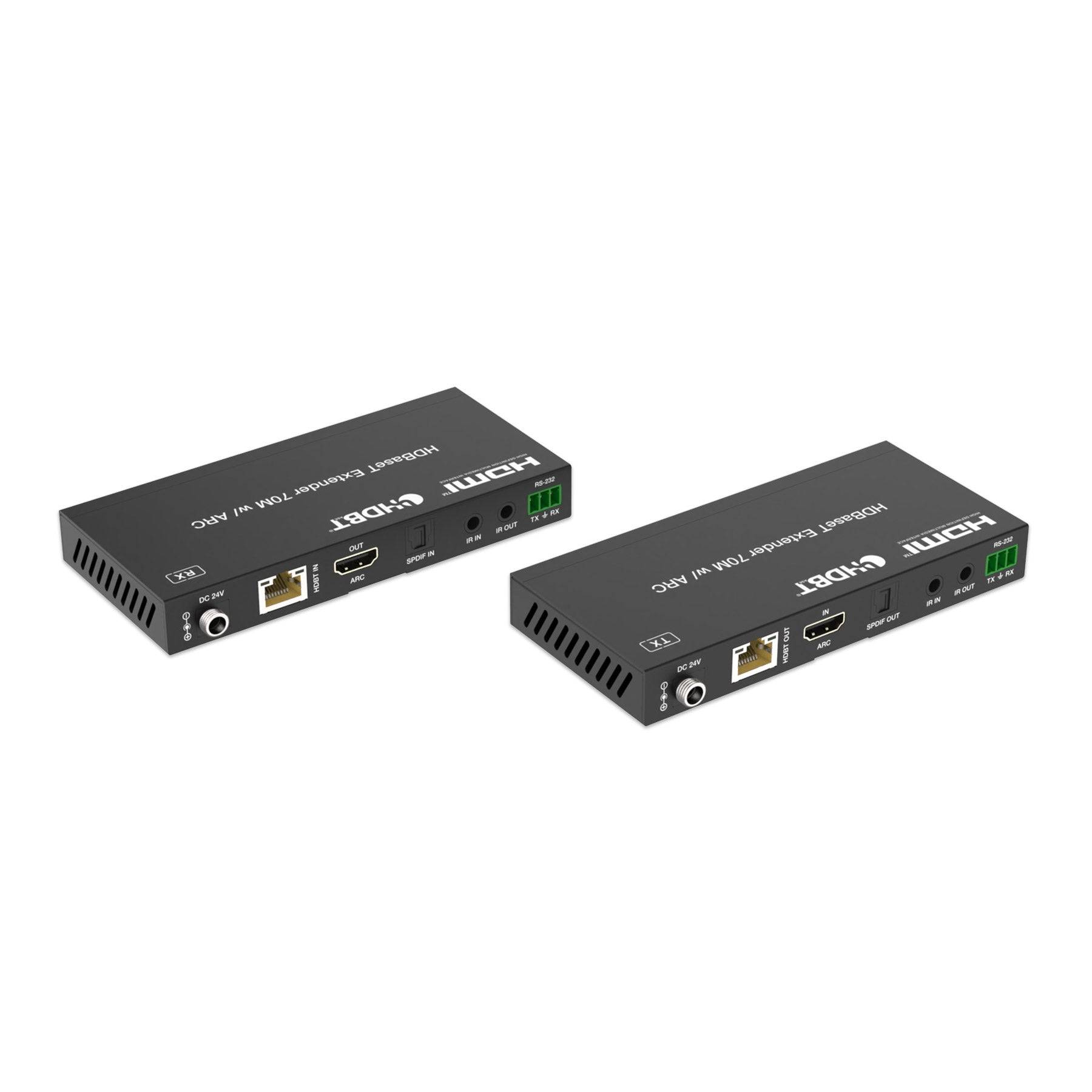FeinTech HX430 HDMI 2.0 over CAT5 HDBaseT-Extender 70m RJ45 mit HDMI-ARC Audio-1