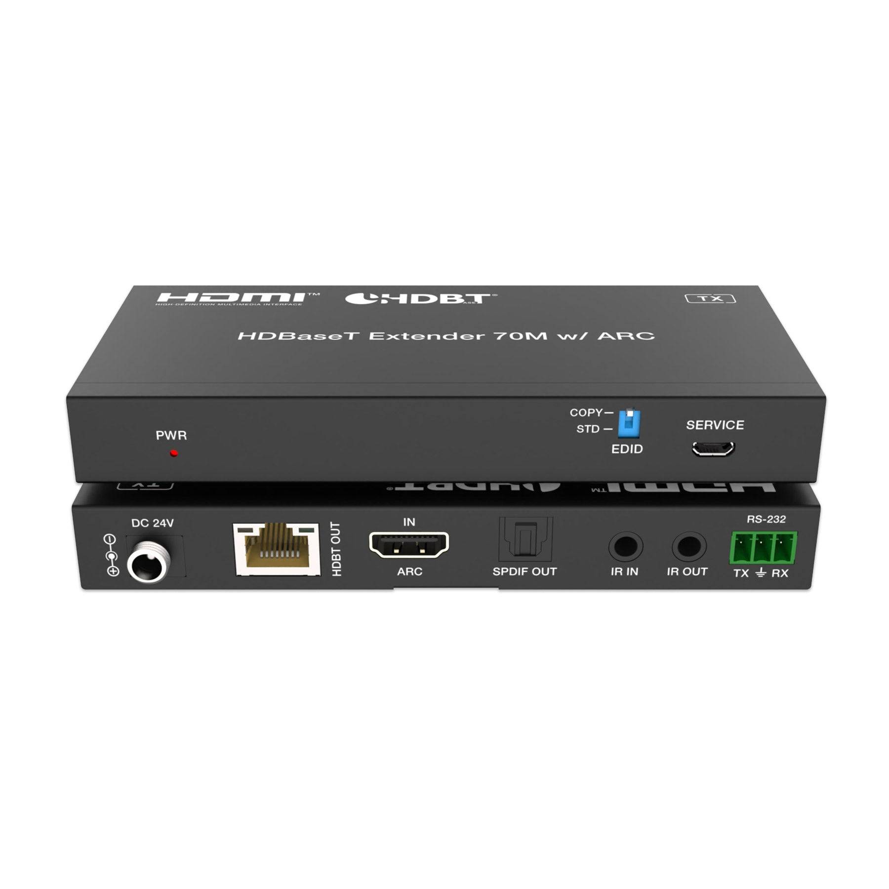 FeinTech HX430 HDMI 2.0 over CAT5 HDBaseT-Extender 70m RJ45 mit HDMI-ARC Audio-2