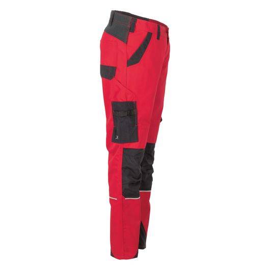 Planam Norit Bundhose Damen, 6417, rot/schwarz, Größe 54-2