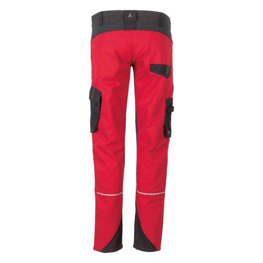 Planam Norit Bundhose Damen, 6417, rot/schwarz, Größe 54-3