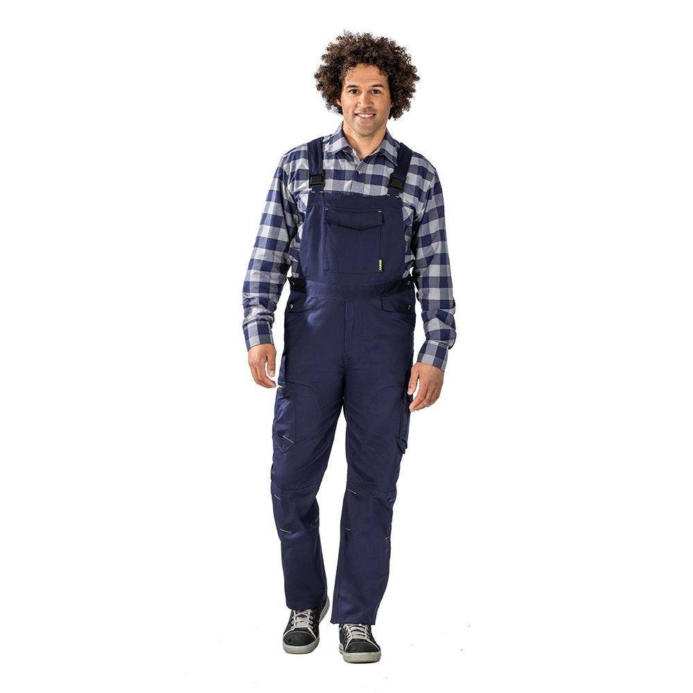 PLANAM Stretchline Latzhose, Herren, 6622, dunkelblau, Größe 46-4