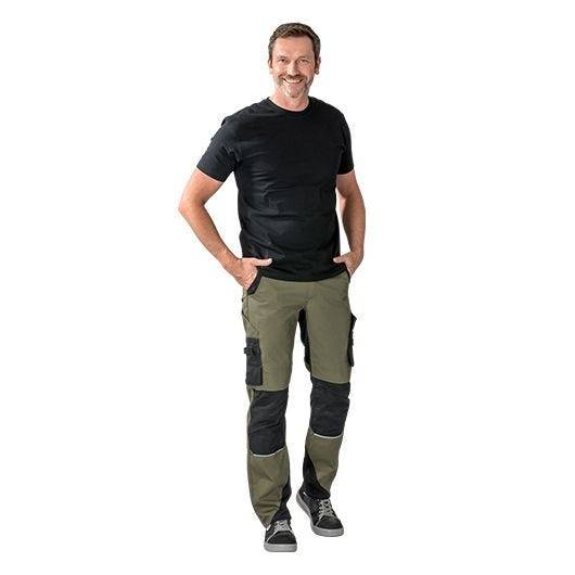 Planam Norit Bundhose Herren, 6405, oliv/schwarz, Größe 56-4