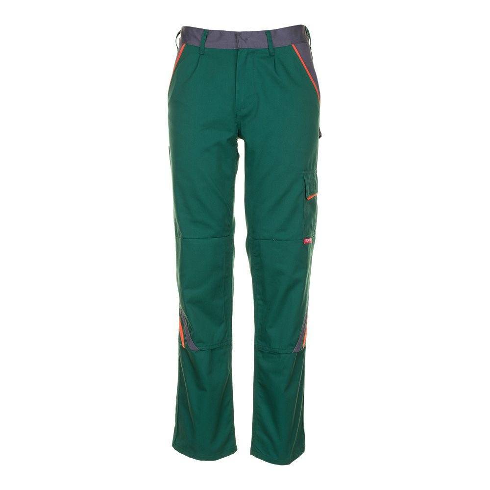 Planam Visline Bundhose, 2422, grün/orange, Größe 40-0