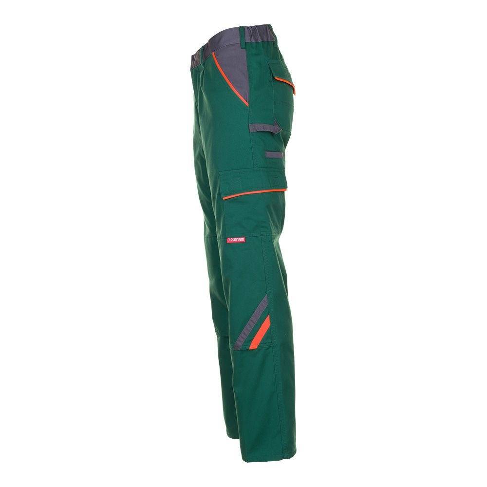 Planam Visline Bundhose, 2422, grün/orange, Größe 40-1