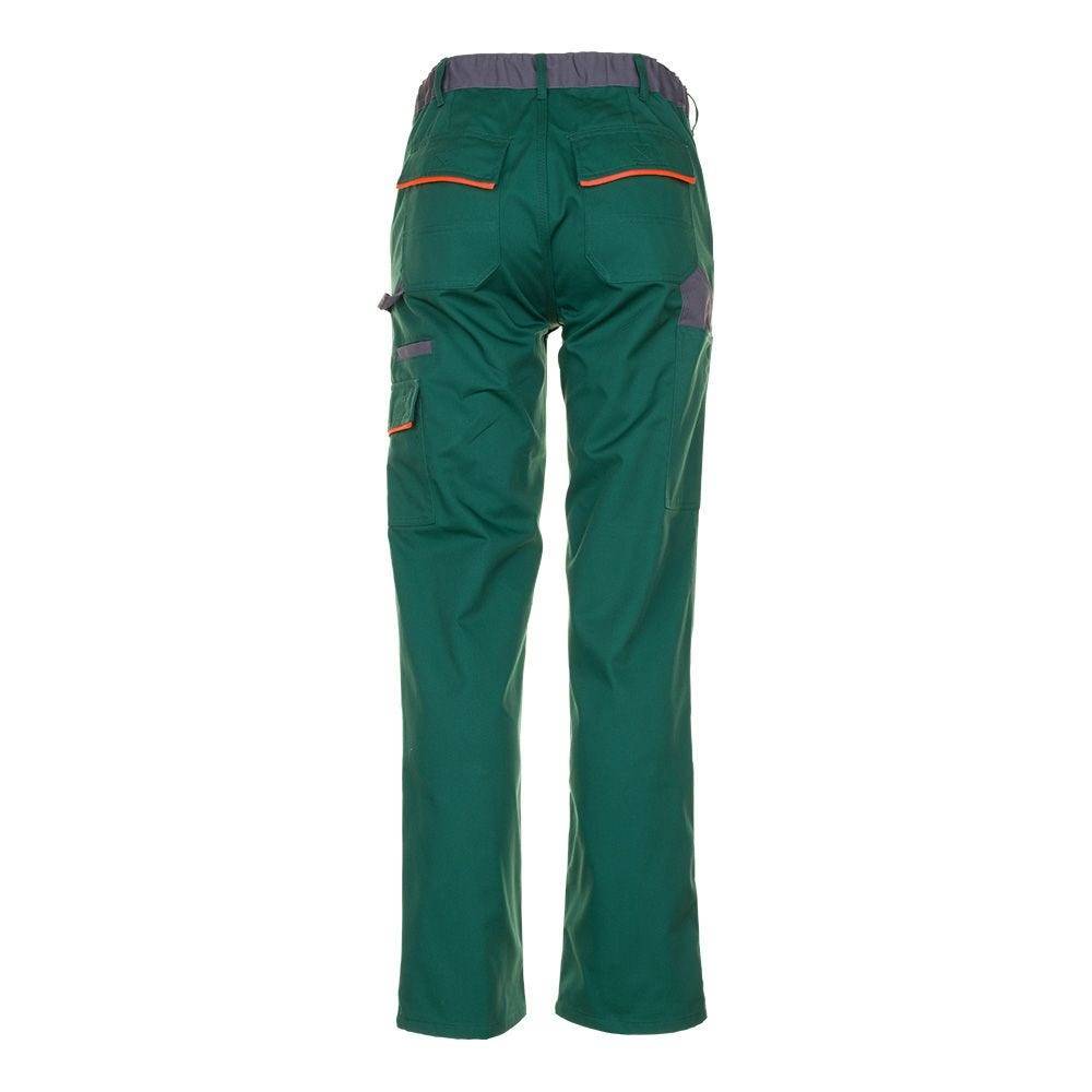 Planam Visline Bundhose, 2422, grün/orange, Größe 40-3
