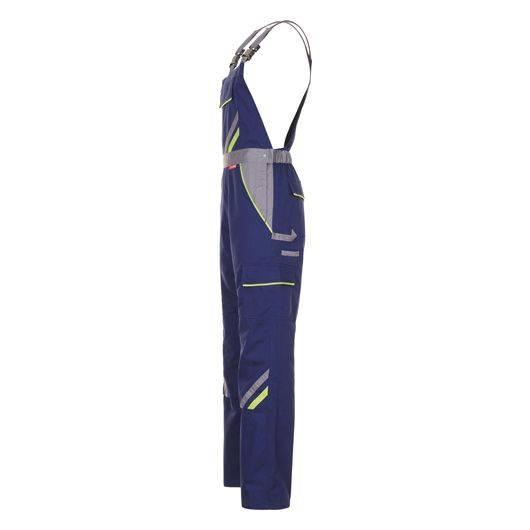 Planam Visline Latzhose, 2433, blau/gelb, Größe 54-2