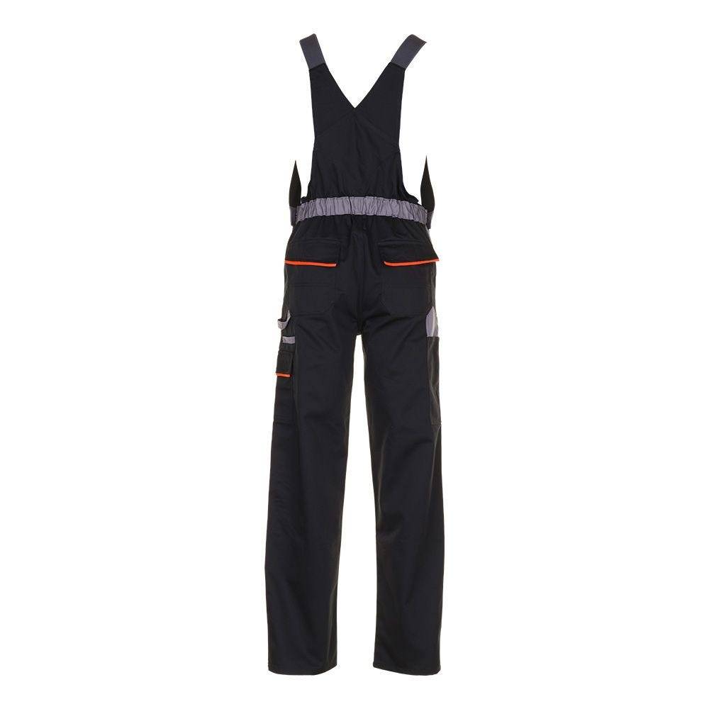 Planam Visline Latzhose, 2431, schwarz/orange, Größe 90-3