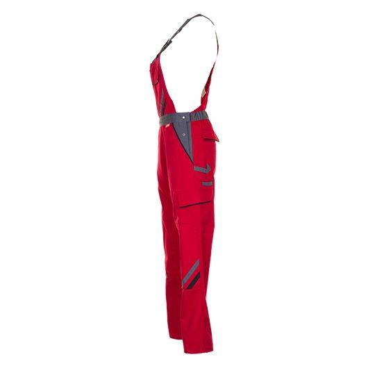 Planam Highline Latzhose Damen, 2392, rot, Größe 46-2